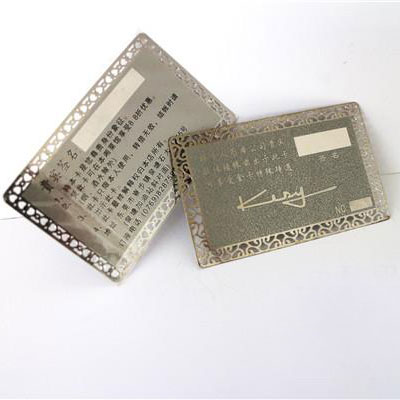 雕花會員卡定做，PVC卡印刷